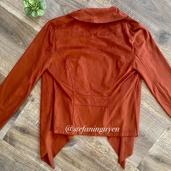 ‼️SALE‼️ VIGOSS Rust Suede Jacket - Picture 3 of 7